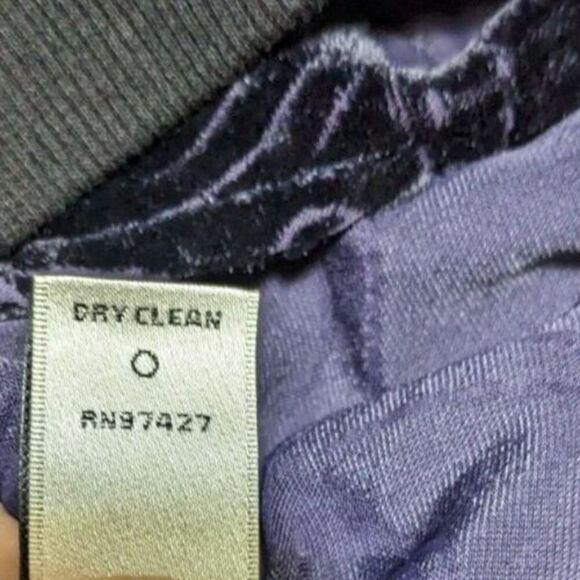 Neiman Marcus Mesh Floral Velvet Bomber Jacket Size Medium‎ - Picture 5 of 9